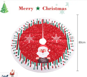 Christmas Tree Skirt 80x80cm by salelink.co.nz