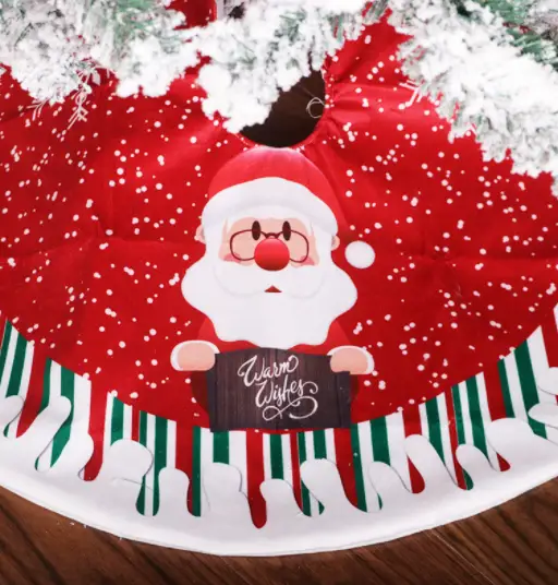 Christmas Tree Skirt 80x80cm by salelink.co.nz