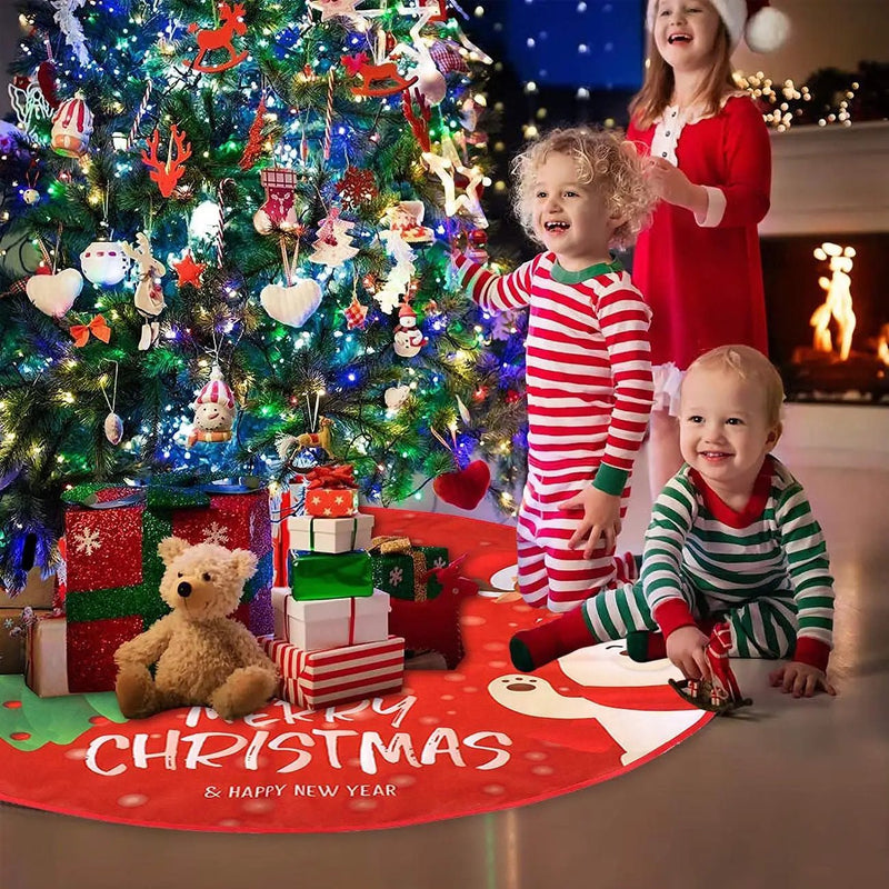 Christmas Tree Skirt 90x90cm by salelink.co.nz