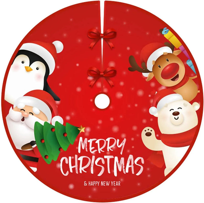 Christmas Tree Skirt 90x90cm by salelink.co.nz