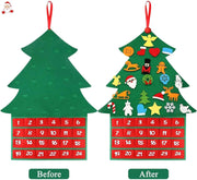 Felt Christmas Tree Christmas Advent Calendar Felt Tree Ornaments by salelink.co.nz