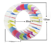 Inflatable Wheel Roller 120x84x80cm by salelink.co.nz