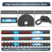 Expandable High-Pressure Garden Water Hose with 3/4" Bimetallic Joint (different sizes available) by Habicare