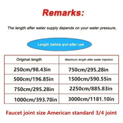 Expandable High-Pressure Garden Water Hose with 3/4" Bimetallic Joint (different sizes available) by Habicare