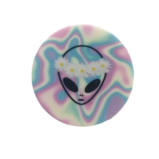 Expanding Finger Grip (Flower Crown Alien) by 9eight5