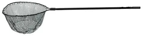 Boat Landing Net Extendable Handle Rubber Bag (60*50) with a sturdy net and telescopic shaft for fishing.