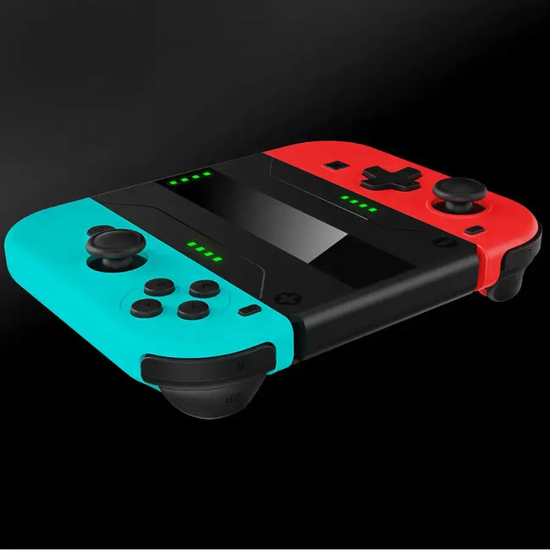 techplus Extended Game Controller Slider | Adjustable Gaming Controller Grip for Comfortable Gameplay Nintendo Switch OLED Joy Con Charging Grip 2000mAh