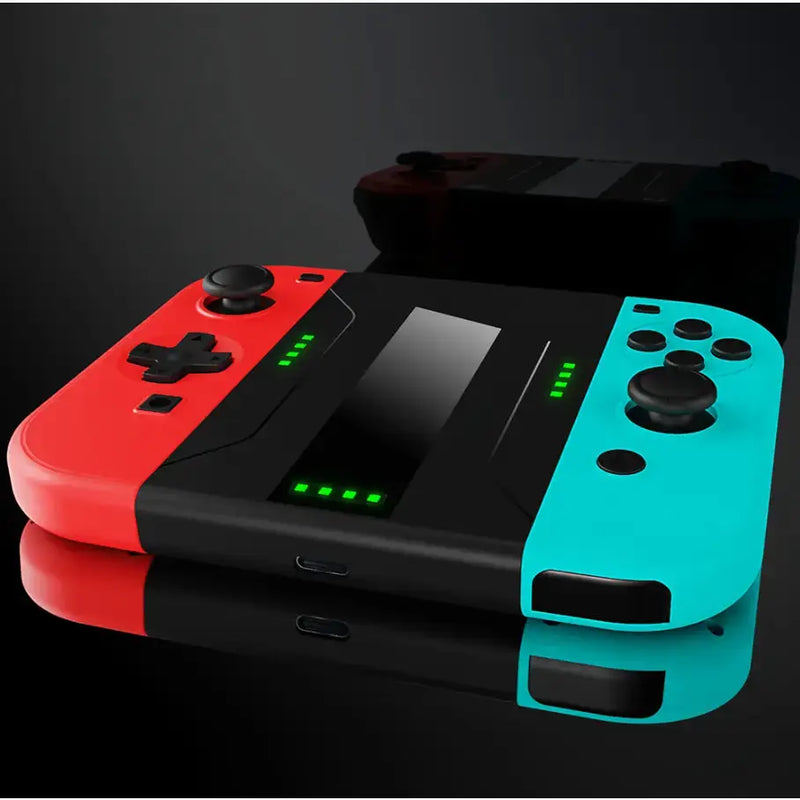 techplus Extended Game Controller Slider | Adjustable Gaming Controller Grip for Comfortable Gameplay Nintendo Switch OLED Joy Con Charging Grip 2000mAh