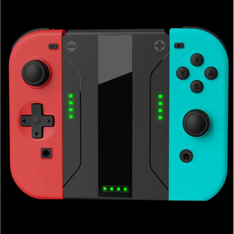 techplus Extended Game Controller Slider | Adjustable Gaming Controller Grip for Comfortable Gameplay Nintendo Switch OLED Joy Con Charging Grip 2000mAh