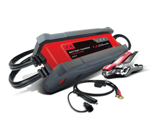 Schumacher Battery Chargers Schumacher SPI2 2Amp Battery Charger 6V 12V IP54 Rated Multi Stage Charging For Car Motorcycle And Power Sport Batteries Schumacher SPI2 2Amp Battery Charger 6V 12V IP54 Rated Multi Stage Charging For Car Motorcycle And Power Sport Batteries