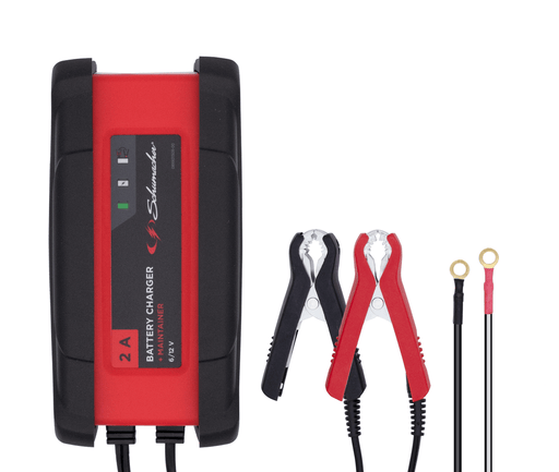 Schumacher Battery Chargers Schumacher SPI2 2Amp Battery Charger 6V 12V IP54 Rated Multi Stage Charging For Car Motorcycle And Power Sport Batteries Schumacher SPI2 2Amp Battery Charger 6V 12V IP54 Rated Multi Stage Charging For Car Motorcycle And Power Sport Batteries