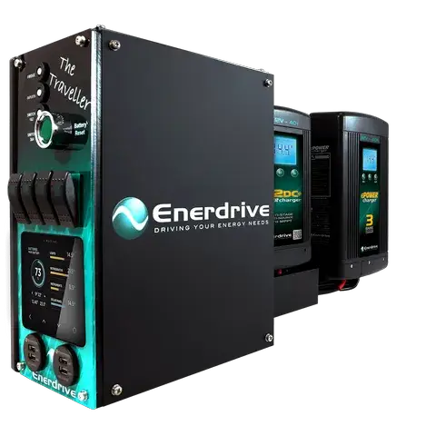 TRAVELLER SYSTEM LEFT 40AC 40DC INC SIMARINE by Enerdrive