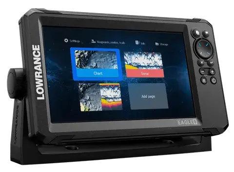 EAGLE-9 TRIPLESHOT™ AUS/NZ: 9" IPS SCREEN, TRIPLESHOT™ HD TRANSDUCER by Lowrance