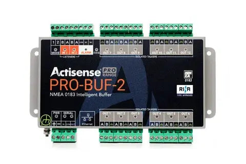 Actisense Professional NMEA Buffer - 2 OPTO inputs, 12 ISO-Drive outputs by Actisense