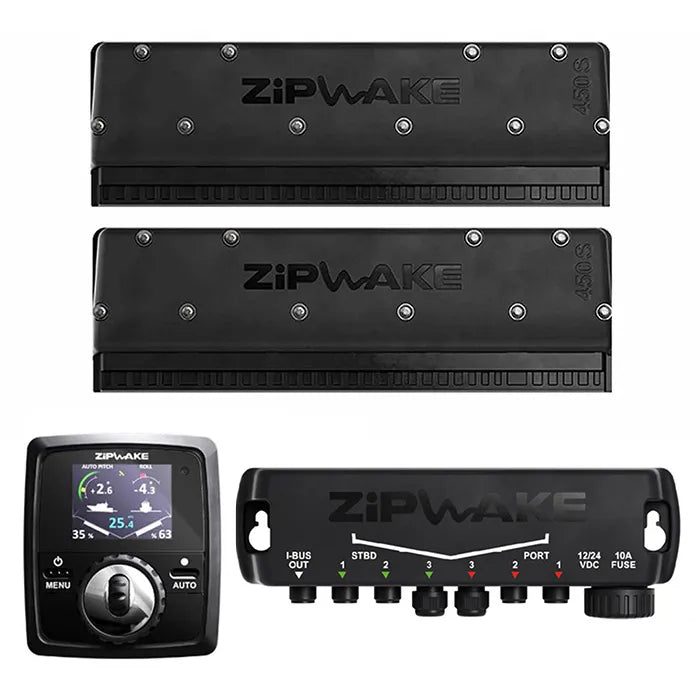 Zipwake 300mm Automatic Trim Tabs Kit inc Disply - Action Outdoors Kiwi