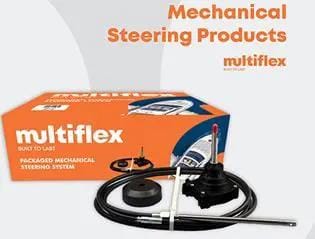 Multiflex Steering Packages Multiflex Non Reaction Helm/Bezel & Cable Outboard Steering System 10ft 101 Helm Multiflex Non Reaction Helm/Bezel & Cable Outboard Steering System 10ft 101 Helm