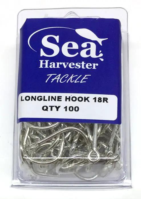 Bulk Value Pack Sea Harvester 18r Long Line Hooks 100 pcs by NZ Diver