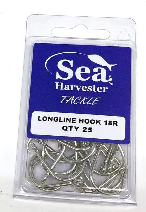 Sea Harvester 18r Long Line Hooks 25 pack by NZ Diver