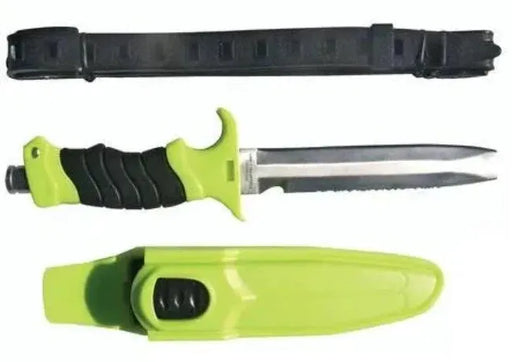 Paua Blade Dive Knife (with Sheath & straps by NZ Diver