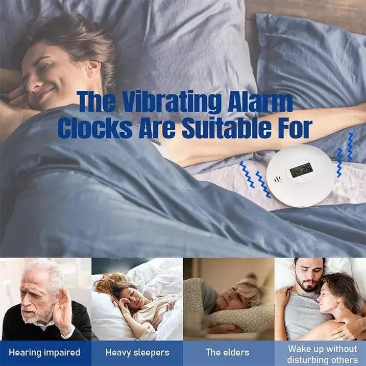 Vibrating Pillow Alarm Clock – Dual Alarms by Deafquip