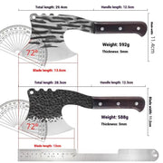 Household Multifunctional Hand-forged Bone Chopping Knife Black Dot Axe 4Cr13 Steel by China Dropship