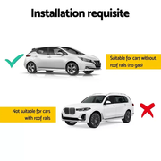 Universal Car Roof Racks Pod Aluminium Cross Bars Brackets by salelink.co.nz