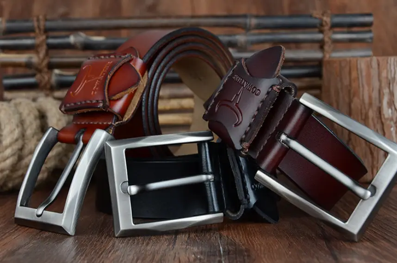 COWATHER Genuine Leather Casual Business Men's Belt by Mead's Supply & Equipment Outfitters limited