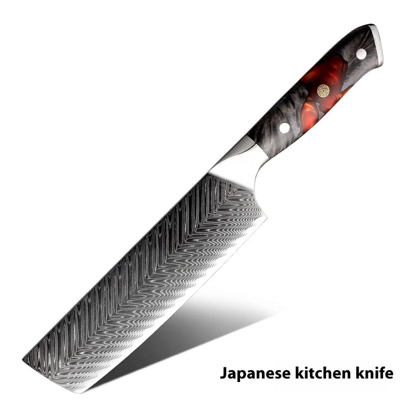 67 Layers Damascus Steel Kitchen Knife Kit 127F Boning Knife by China Dropship