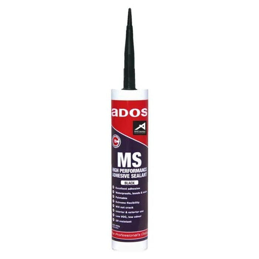 CRC Sealants & Fillers Wholesale ADOS MS High Performance Sealant Black 400g (Pack of 12) ADOS MS High Performance Sealant Black 400g - Wholesale | Action Outdoors