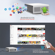 Action Outdoors Limited AKEY7 1080P LED Projector 7500 Lumens 4K Support AKEY7 1080P LED Projector 7500 Lumens 4K Support