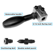 Double Flaring Tool Kit Brake Pipe Flare Vehicle Brake Lines Repairing workshop by salelink.co.nz