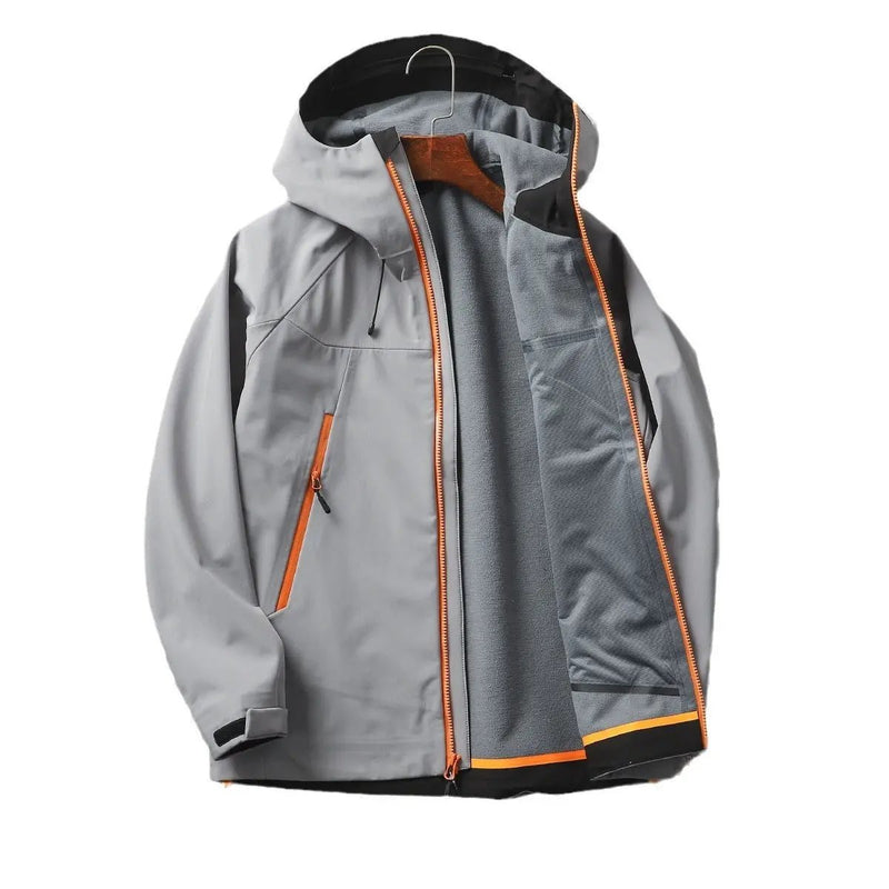 Men's Windproof Softshell Jacket — Waterproof Hooded Outdoor Layer | Hiking & Adventure by Mead's Supply & Equipment Outfitters limited
