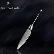 Damascus Knife Embryo High Hardness Kitchen Knives 7DPDMCR6 201mm by China Dropship