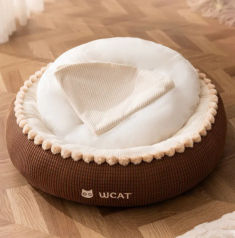 Pet Fluffy Warm Bed Cat Bed Dog Bed by dealonline.co.nz