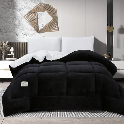 Thicken Blanket Soft Luxury Heavy 3kg Quilted Bedding Warm Cozy Machine Washable by dealonline.co.nz