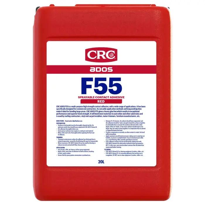 CRC ADOS F55 Sprayable Contact Adhesive Red 20L
