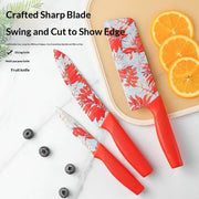 3-piece Knife Set For Home Use Vegetable And Slice Cutter Kitchen Knife Orange by China Dropship