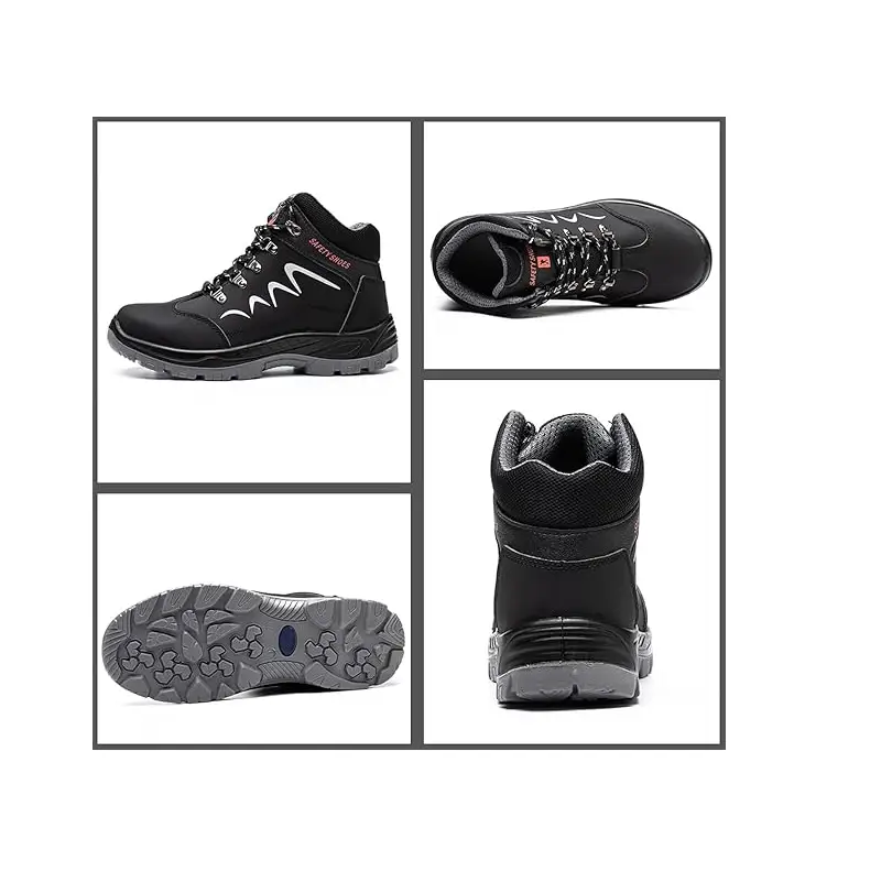 Work Safety Shoes Breathable Steel Cap Industrial Lightweight Construction by dealonline.co.nz