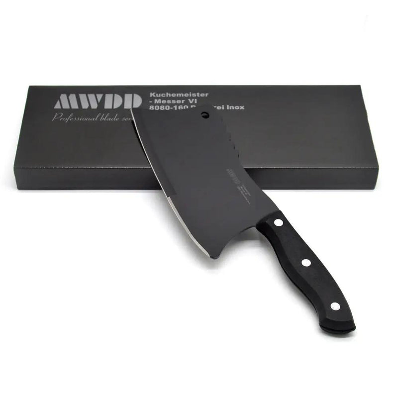 Kitchen Stainless Steel Bone Chopping Knife Black by China Dropship