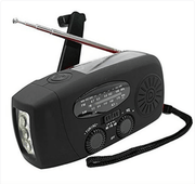 Mead's Supply & Equipment Outfitters limited Emergency Radios Portable Emergency Weather Radio with Solar, Hand Crank and LED Flashlight Portable Emergency Weather Radio with Solar, Hand Crank and LED Flashlight