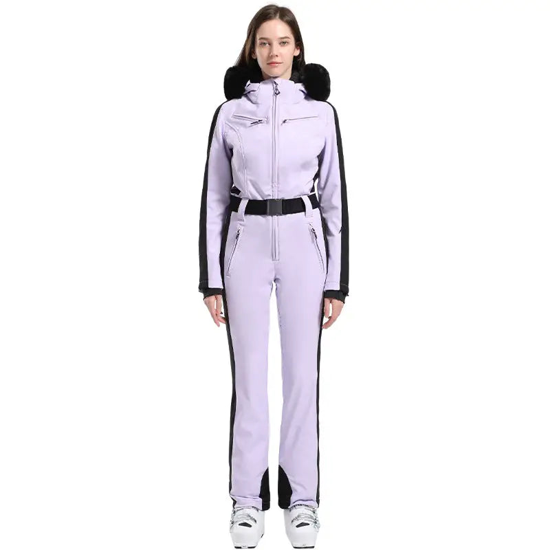 Action Outdoors Limited Women's Slim Fit Ski Suit Set - Waterproof & Warm Women's Slim Fit Ski Suit Set - Waterproof & Warm