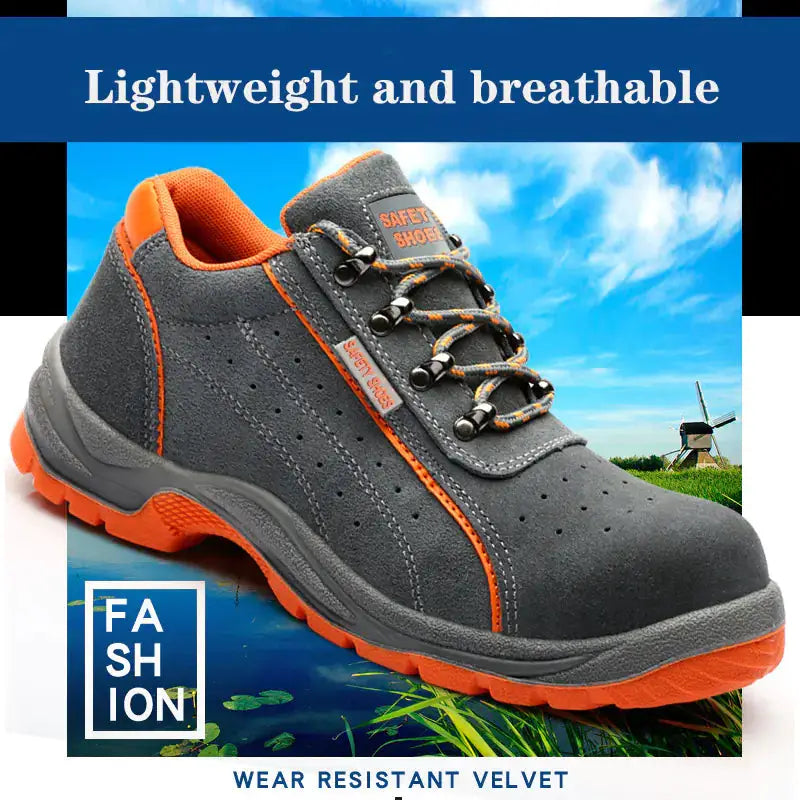 Men's Steel Toe Non-Slip Welding Safety Work Shoes - Heat-Resistant Protective Footwear by Mead's Supply & Equipment Outfitters limited