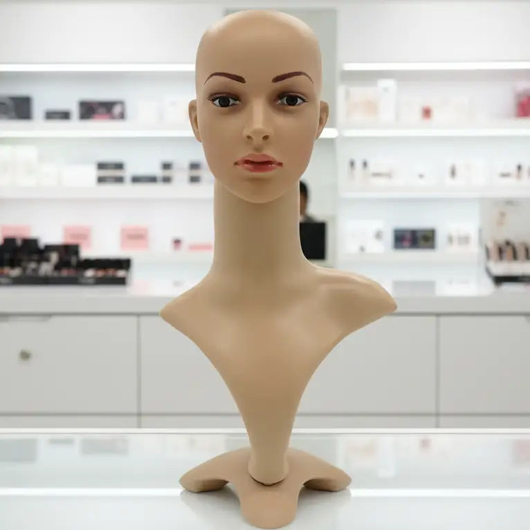 Female Mannequin Head Dummy Model Display Shop Stand by dealonline.co.nz