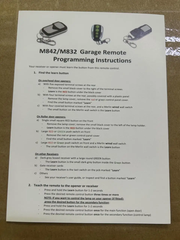Merlin M842/M832/M844 Replacement Garage Door Remote Control Prolift 230T/430R by salelink.co.nz