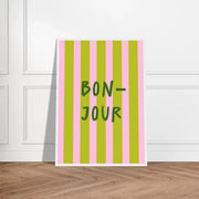 Bonjour by Blank Wall Print Shop