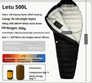 Mead's Supply & Equipment Outfitters limited Sleeping Bags Ultralight Down Sleeping Bag for Camping & Hiking Ultralight Down Sleeping Bag for Camping & Hiking