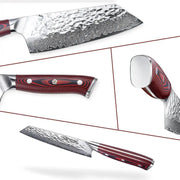 Keemake Nakiri Knife 7 Inch Damascus Steel Kitchen Chinese Meat Cleaver Knife by China Dropship