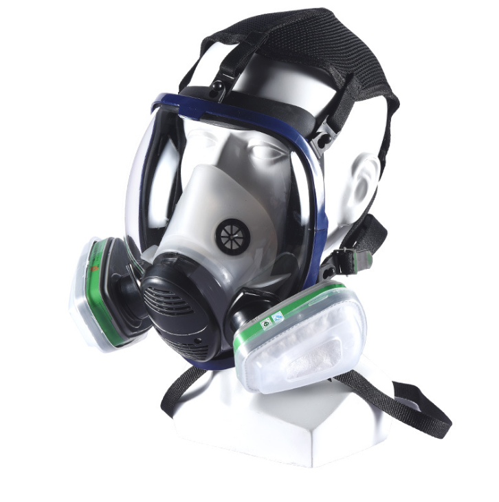 Full Face Silicone Gas Mask With Wide Field Of View And Dustproof Respirator