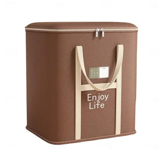 Ecotrek Extra Large Foldable Zipper Storage Bag – Wardrobe Organiser & Moving Box YN01605 by ECOTREK