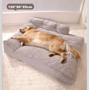 120cm Dog Bed Pet Mattress Warm Thick Washable XL - Grey by dealonline.co.nz